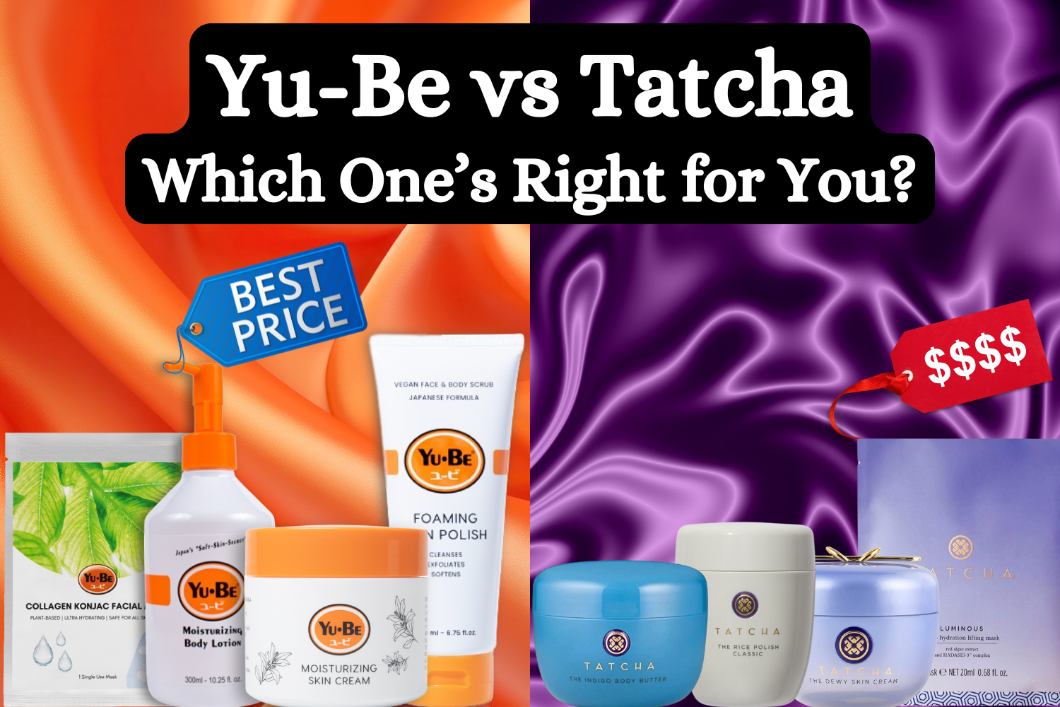 Yu-Be vs. Tatcha: Which Japanese Skincare Brand is Best for You?