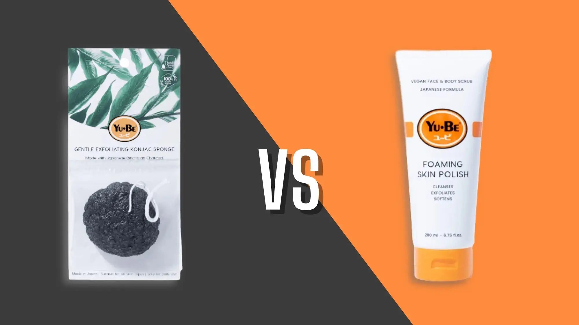 Yu-Be Skincare Blog: Konjac Sponge VS Exfoliating Scrub: Which Is Better for My Skin?