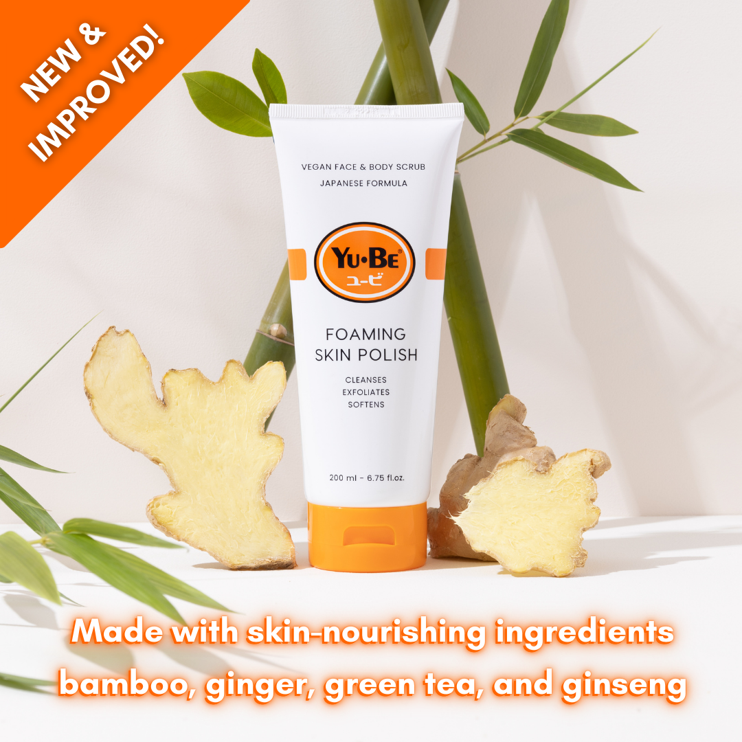 Foaming Skin Polish Duo - Yu-Be - New and improved formula is creamier, lathers more easily, and is even gentler on skin