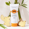 Foaming Skin Polish - Yu-Be - Vegan exfoliator that's made with soothing and nourishing bamboo, ginger, green tea, and rice bran
