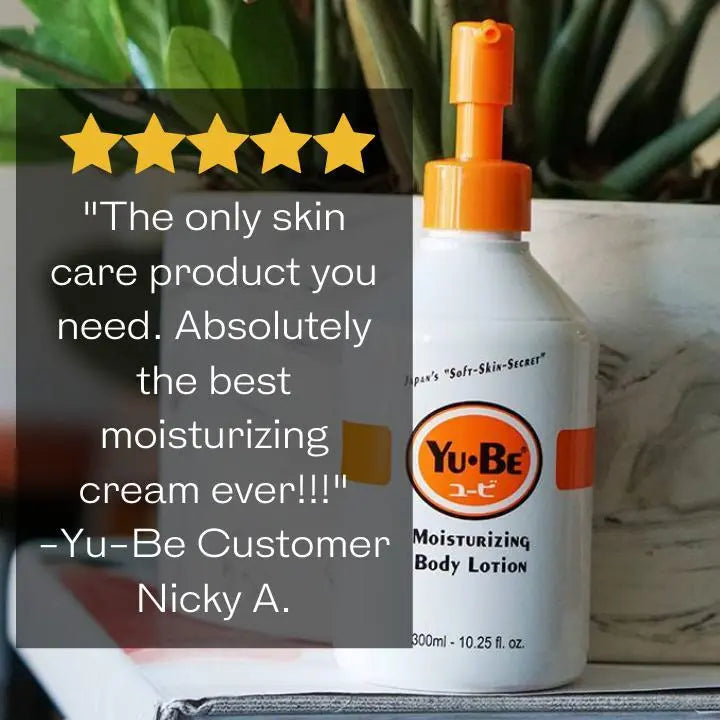 Moisturizing Body Lotion Duo - Yu-Be - "The only skincare product you need. Absolutely the best moisturizing cream ever!!!" - Review by Yu-Be Customer Nicky A.