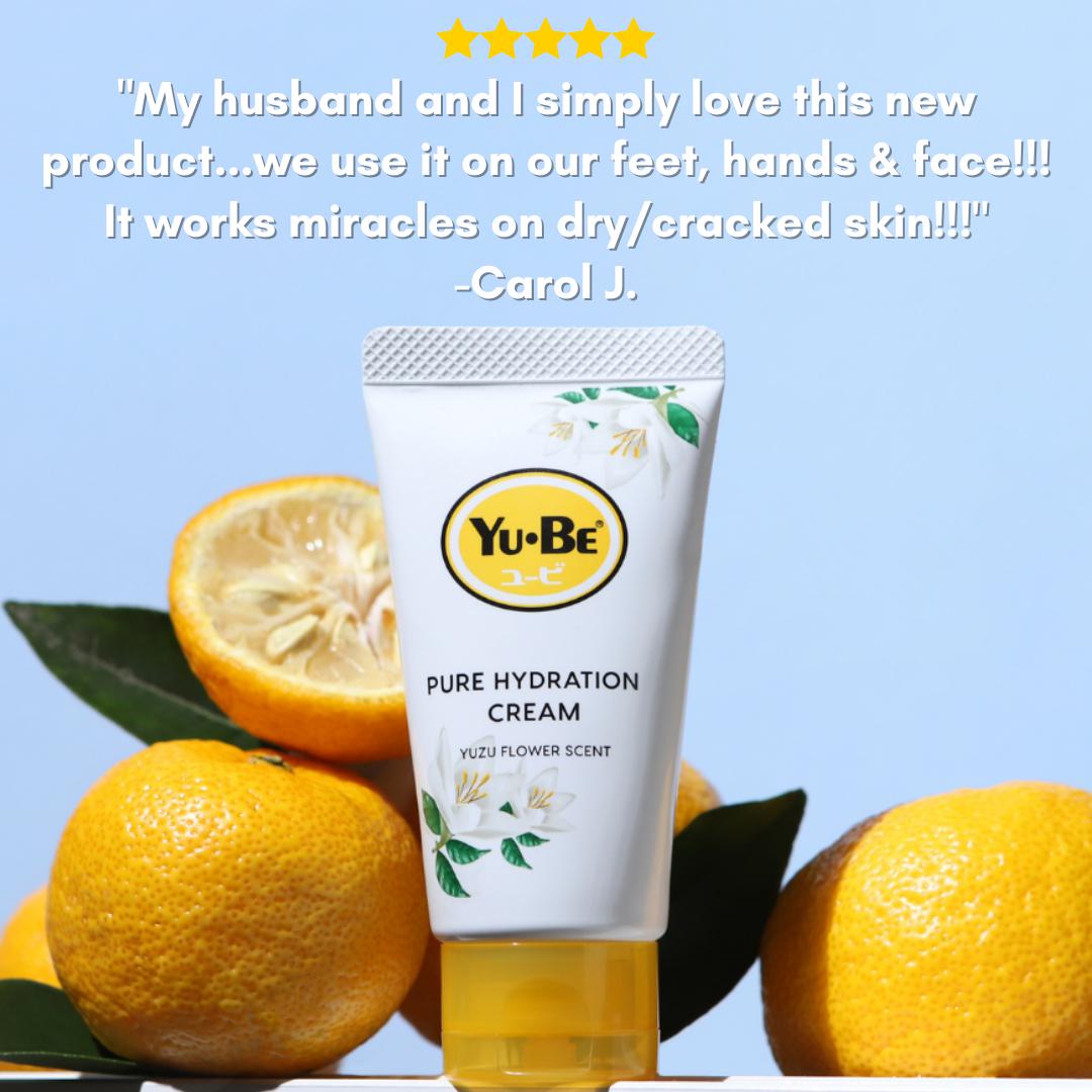 Yuzu Pure Hydration Cream - Yu-Be - Real testimony/review by customer Carol J.: 