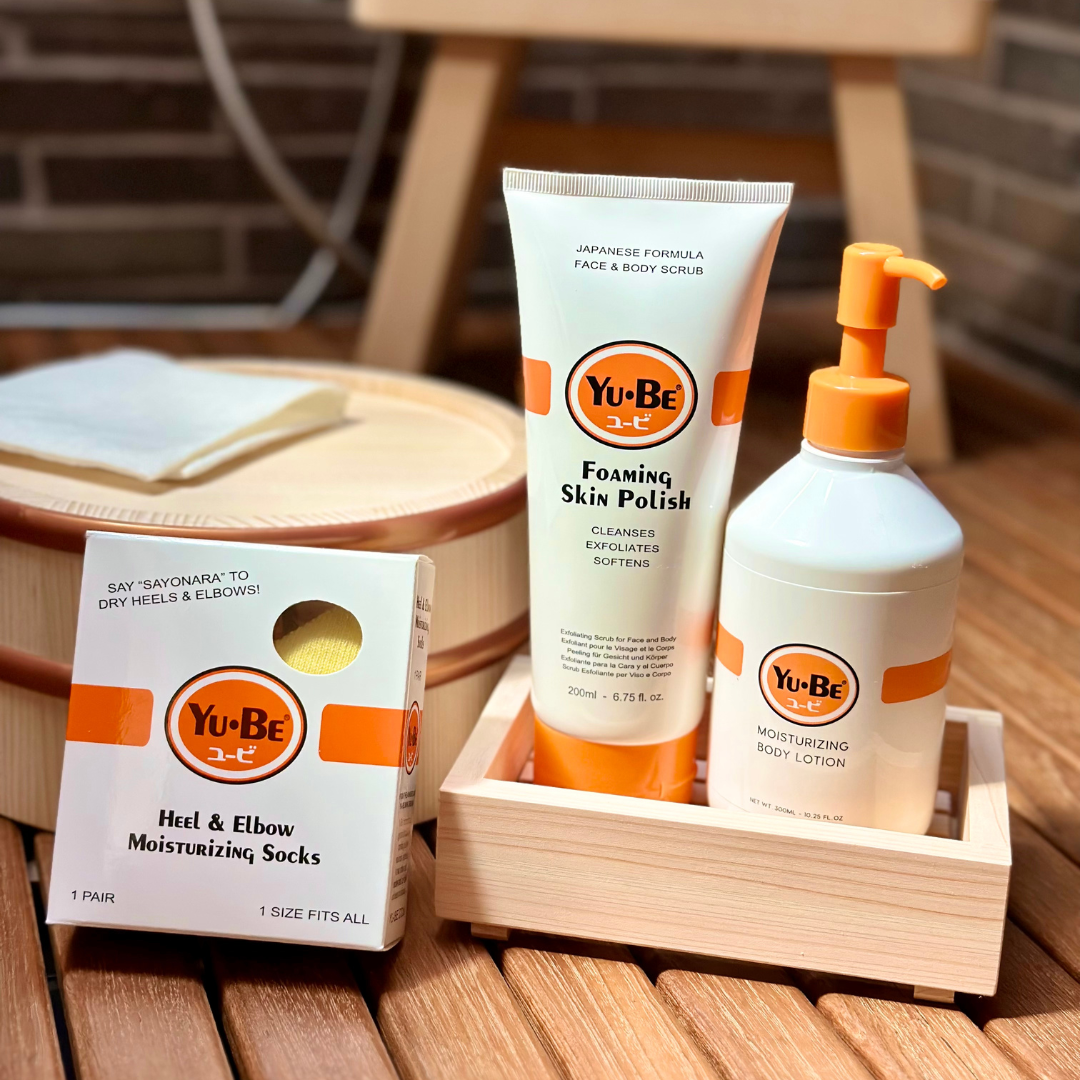 Super Smooth Skin Set - Yu-Be - Enjoy premium Japanese skincare at its finest with this all-inclusive, skin-softening skincare set